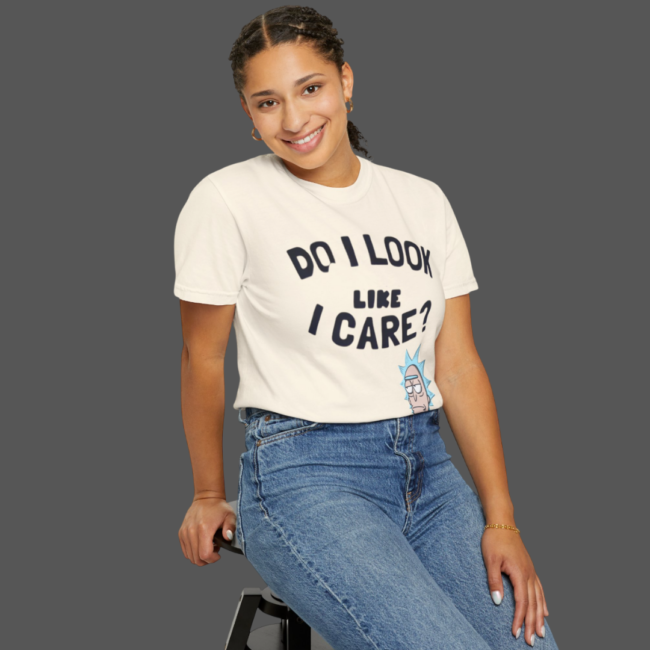 Do I look I care T-shirt - Image 2