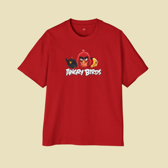 Angry Birds 3.0 Dropshoulder T-shirt - Image 3